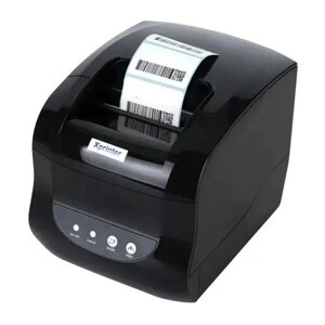 Термопринтер для друку етикеток та чеків Xprinter XP-365B Black