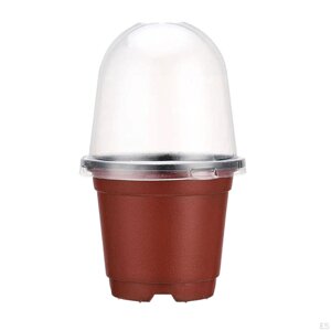 Набір горщиків для розсади No Brand 360 мл 10 шт Коричневий (STKROZ-BRN-0689)