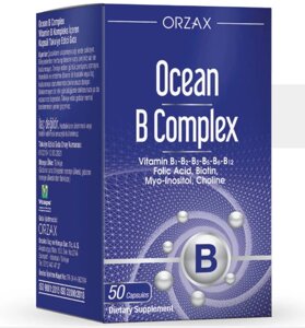 Вітамінний комплекс Orzax Ocean B Complex 50 капсул (0053)