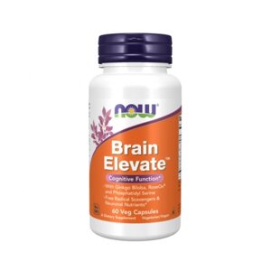 Вітаміни для пам'яті Now Foods Brain Elevate капсул № 60