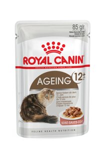 Вологий корм для літніх кішок Royal Canin Ageing 12+ Gravy 85