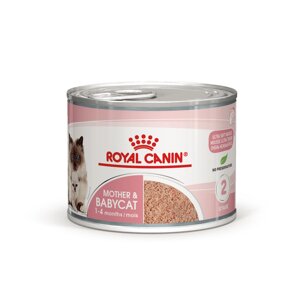 Вологий корм для кішок у період вагітності та кошенят Royal Canin Mother Babycat Ultra soft mousse 195 г