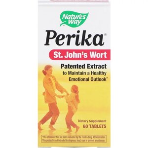 Екстракт звіробою Nature's Way Perika St. John's Wort 60 таблетки (NWY06560)