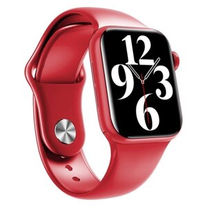 Розумні смарт годинник Smart Watch M16-6S PLUS 4.4 см алюмінієвий корпус Red