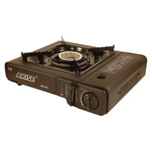 Портативна туристична газова плита з п'єзоподжигом Arise Portable gas stove c пластиковим кейсом