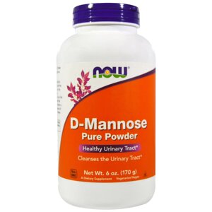 D-Манноза, D-Mannose, Now Foods, порошок 170 гр.