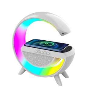 Настільна лампа RGB великий нічник OPT-TOP AS-K10 з бездротовою зарядкою для телефону (1876495732)