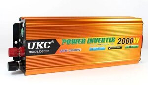 Перетворювач автомобільної напруги інвертор UKC AC/DC SSK 2000W 12V (1756374646)