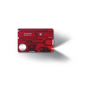 Багатофункціональна швейцарська карта-ніж Victorinox Swisscard 13 інструментів Червоний (0.7300. T)