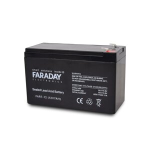 Акумулятор 12В 7 Ач для ДБЖ Faraday Electronics FAR7-12