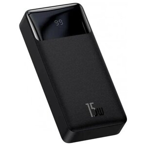 УМБ Power Bank BASEUS Bipow PPDML-J01 20000mAh 2USB Type-C 3A 15W QC чорне