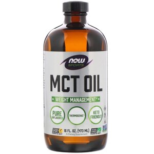 Олія МСТ MCT Oil Now Foods Без Смаку 473 мл