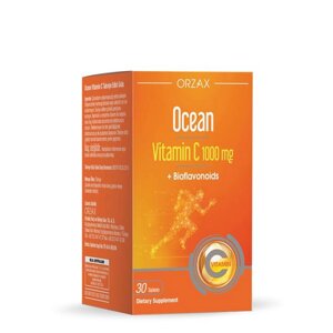 Вітамінний комплекс Orzax Ocean Vitamin C 1000 мг 30 пігулок (0014)