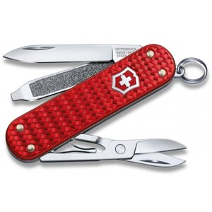 Складаний ніж Victorinox Classic SD Precious Alox Червоний (0.6221.401G)