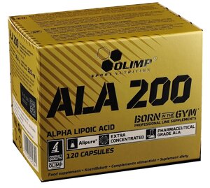 Альфа-ліпоєва кислота для спорту Olimp Nutrition ALA 200 120 Caps