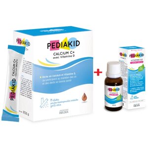 Вітамінно-мінеральний комплекс для дітей Pediakid Комплекс "ШВИДКО РОСТЕ " Calcium C+ 14 х 2,6 g + Vitamin D3 400 IU