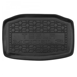 Автомобільний килимок Lesko для Tesla Model 3 2017-2022 Black 13466-85573
