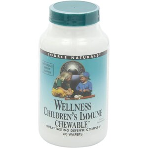 Дитячі жувальні вітаміни для імунної системи Source Naturals Wellness 60 платівок (SN2139)