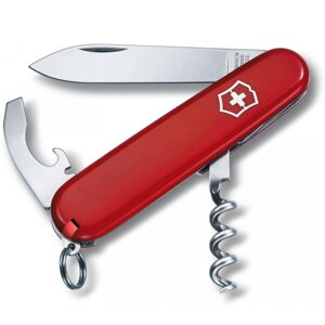 Складаний ніж Victorinox Waiter Ukraine Червоно-чорний (0.3303.1.3)