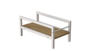 Підставка для системного блоку Ferrum-decor Нікі 21x24x45 Білий ДСП Дуб Артизан 16мм (NIK0013)