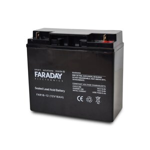 Акумулятор 12В 18 Ач для ДБЖ Faraday Electronics FAR18-12