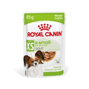 Вологий корм для собак мініатюрних порід Royal Canin X-Small Adult 85