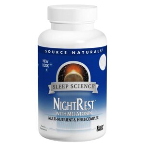 Комплекс для Нормалізації Сну NightRest, Source Naturals 50 таблеток