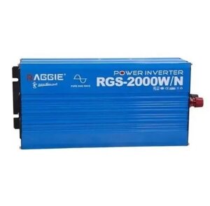 Інвертор Raggie Pure Sine Wave RGS-2000W 12V перетворювач напруги із чистою синусоїдою