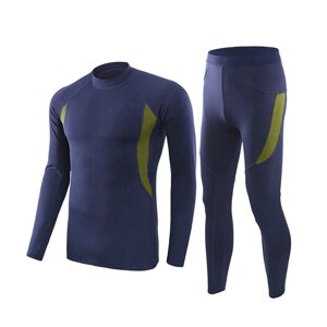 Термобілизна чоловіча No Brand A152 L флісова Синій