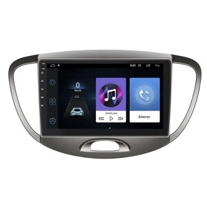 Штатна магнітола Lesko для Hyundai i10 I 2007-2013 екран 9" 1/16Gb/ Wi-Fi Optima Хюндай Android