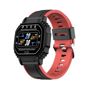 Смарт годинник Smart watch B3-2 розумний браслет з функціями пульсометра Червоний