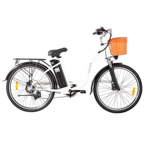 Електровелосипед DYU 26 C6 350 Вт 12,5 А/год 36 Білий (C6-350white)