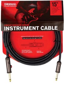 Кабель інструментальний D'Addario PW-AGL-15 Circuit Breaker Instrument Cable 4.5m (15ft)