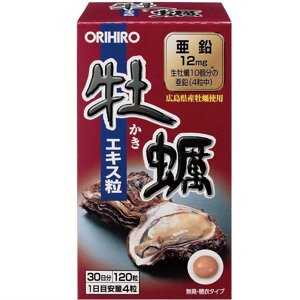 Вітамінно-мінеральний комплекс для чоловіків Orihiro Oyster Extract 550 mg 120 Tabs