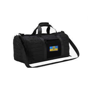 Тактична сумка похідна Solve Black KT6003102 Molle на 40 л Laser