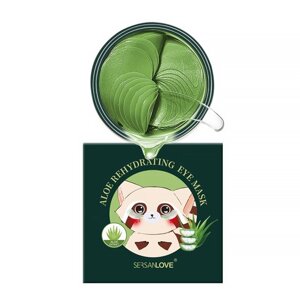 Гідрогелеві патчі Sersanlove Aloe Rehydrating Eye Mask 90 г