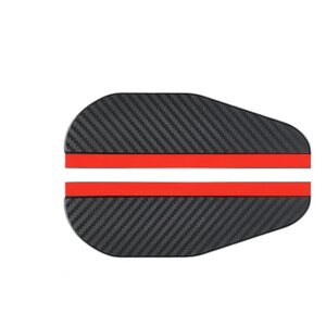 Накладки антидощ на дзеркала No Brand Карбон 2 шт Чорний (ZAHDOS-BLK-1339)