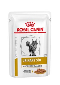 Вологий корм для кішок Royal Canin Urinary S/O Moderate Calorie при захворюваннях нижніх сечовивідних шляхів 85 г