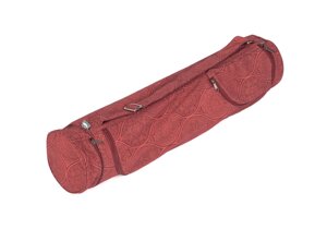 Сумка-чохол для йоги Asana Bag Cotton Mayuri Maharaja Collection Bodhi 60 см темно-червоний