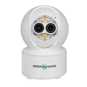 Бездротова поворотна камера два об'єктиви GreenVision GV-193-GM-DIG40-10 5х PTZ