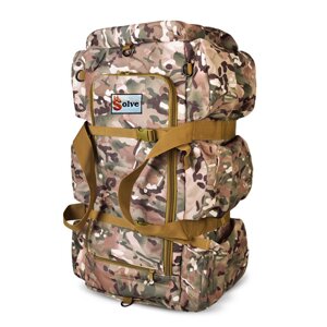 Тактичний рюкзак-сумка 2 в 1 Solve Bag 80 л 75 x 38 x 36 см Мультикам KT6002506