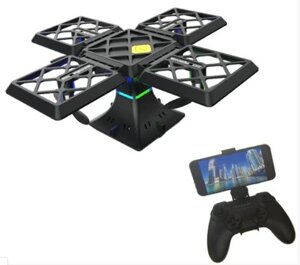 Квадрокоптер Drone Knight Cube 414 c WiFi камерою Black (SMT15592759456)