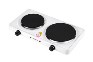 Плита електрична настільна двоконтактна Ardesto ECS-J225W 2500 Вт white