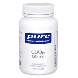 Коензім Pure Encapsulations, Q10, CoQ10, 120 мг, 60 капсул (20591)