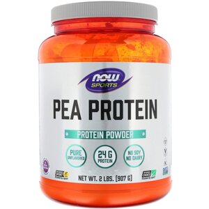 Гороховий протеїн неприправлений Pea Protein Now Foods Sports 907