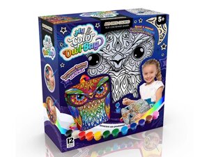 Набір креативної творчості Danko Toys "My Color Owl-Bag" COWL-01-01U рюкзак-розмальовка