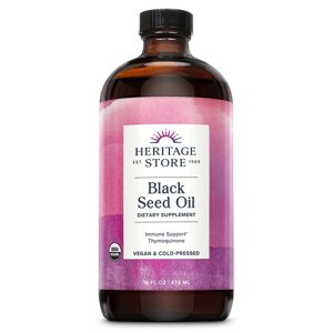 Чорний кмин Heritage Products Black Seed Oil 16 fl oz 450 ml /96 servings/