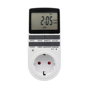 Розетка з таймером включення та вимкнення Timer Socket KWE-TM02-EU 8747 CNV