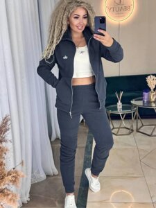 Спортивний костюм жіночий No Brand Alo S Темно-сірий (hub_u34zbt)