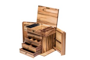 Великий бокс для зберігання прикрас ecoWalnut 330x220x296 мм